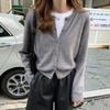 Core-spun Sand Sweater, Knitted Cardigan, Stacked with A Loose and Gentle Coat, with A Korean Version of A Foreign-style Women's Top On The Outside.