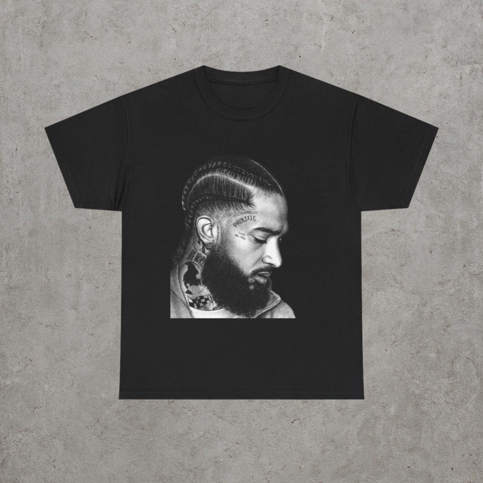 Nipsey Prolific Memorial Tee | Rap Legend Tribute Shirt | Hip Hop Icon Graphic T-Shirt Hussle XL