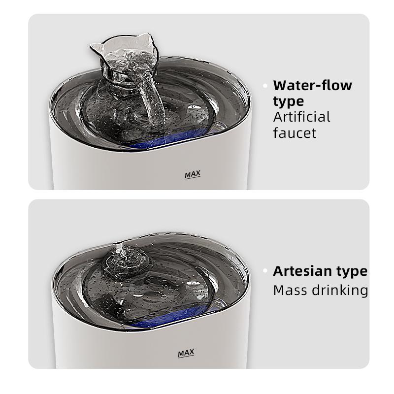 Smart Pet Water Dispenser with Activated Carbon Filter USB Powered Automatic Cat Dog Drinker Motion Sensor Silent Water Bowl