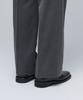 Musinsa Standard Heavyweight Fleece-Lined Real Wide Hidden Elastic Waist Slacks [Medium Gray]