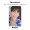 Seventeen SPILL THE FEELS WEVERSE Glücksziehung Offizielle Fotokarte