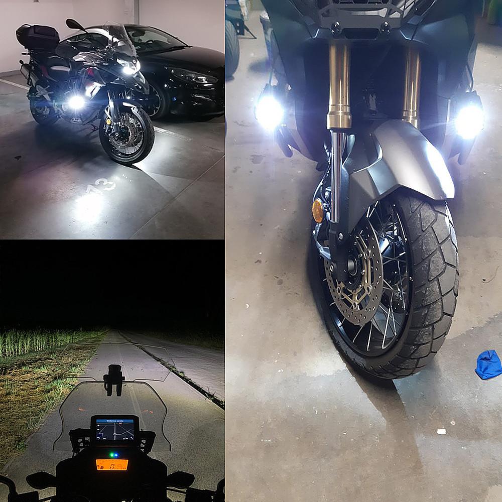 Upgrade 40W 6000K Brighter Fog Light Auxiliary Lamp for BMW R1200GS, F800GS, F700GS, F650, K1600 Motorcycles