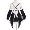 Milky Time ReZero Rem Maid Costume with Wig, Size L, Color Rem (Maid)