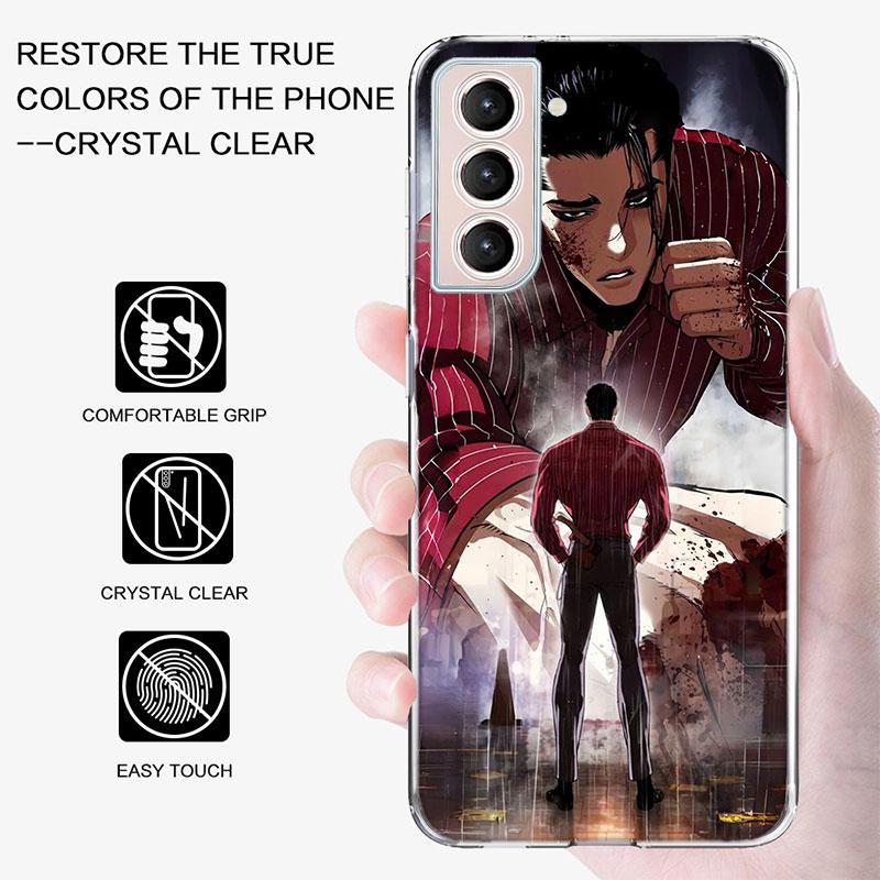 Jonggun Lookism Phone Case For Samsung Galaxy S25 Edge S24 S23 FE S21 S20 S10 Plus S22 S26 Ultra Cover Clear Cases TPU Capa She