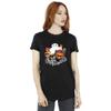 Disney Womens/Ladies Big Hero 6 Baymax Group Manga Cotton Boyfriend T-Shirt