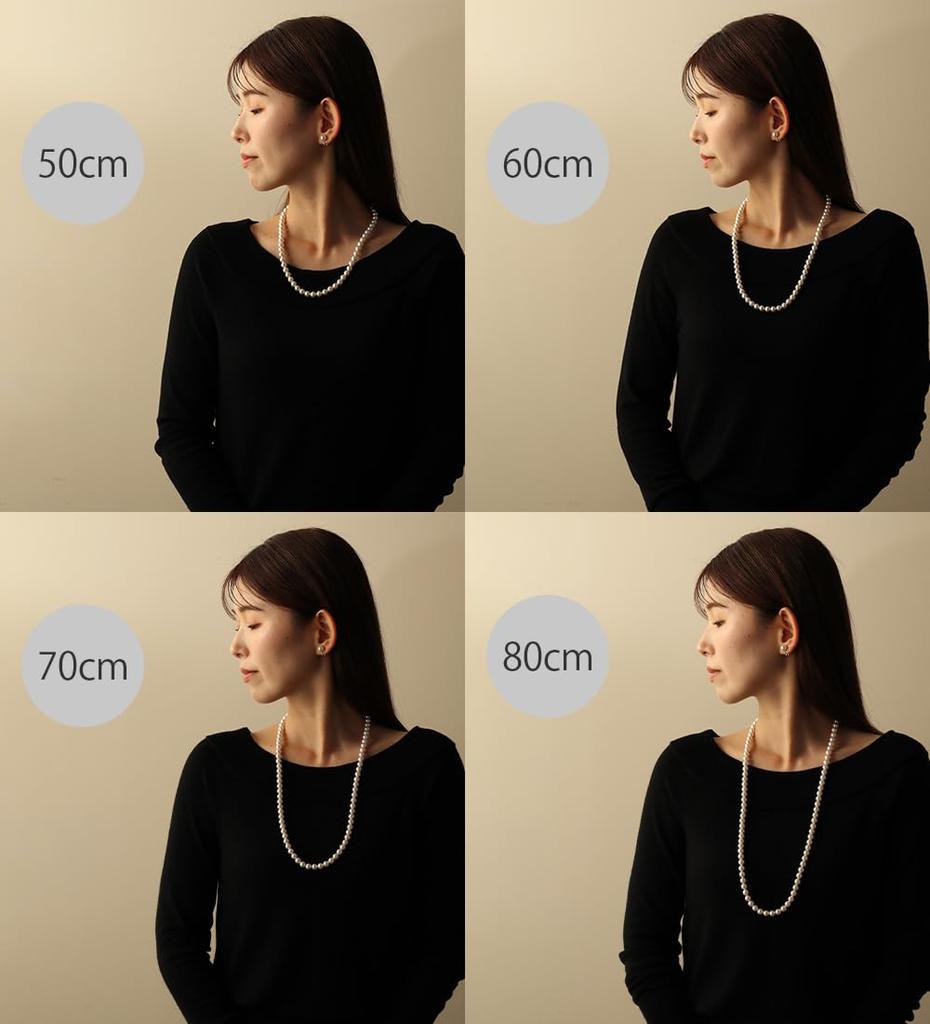 [VOTRE COUTURE] Necklace Set Grand Premium Pearl Necklace 50cm 8mm White X Silver Earring Set Brand 10-Year Warranty