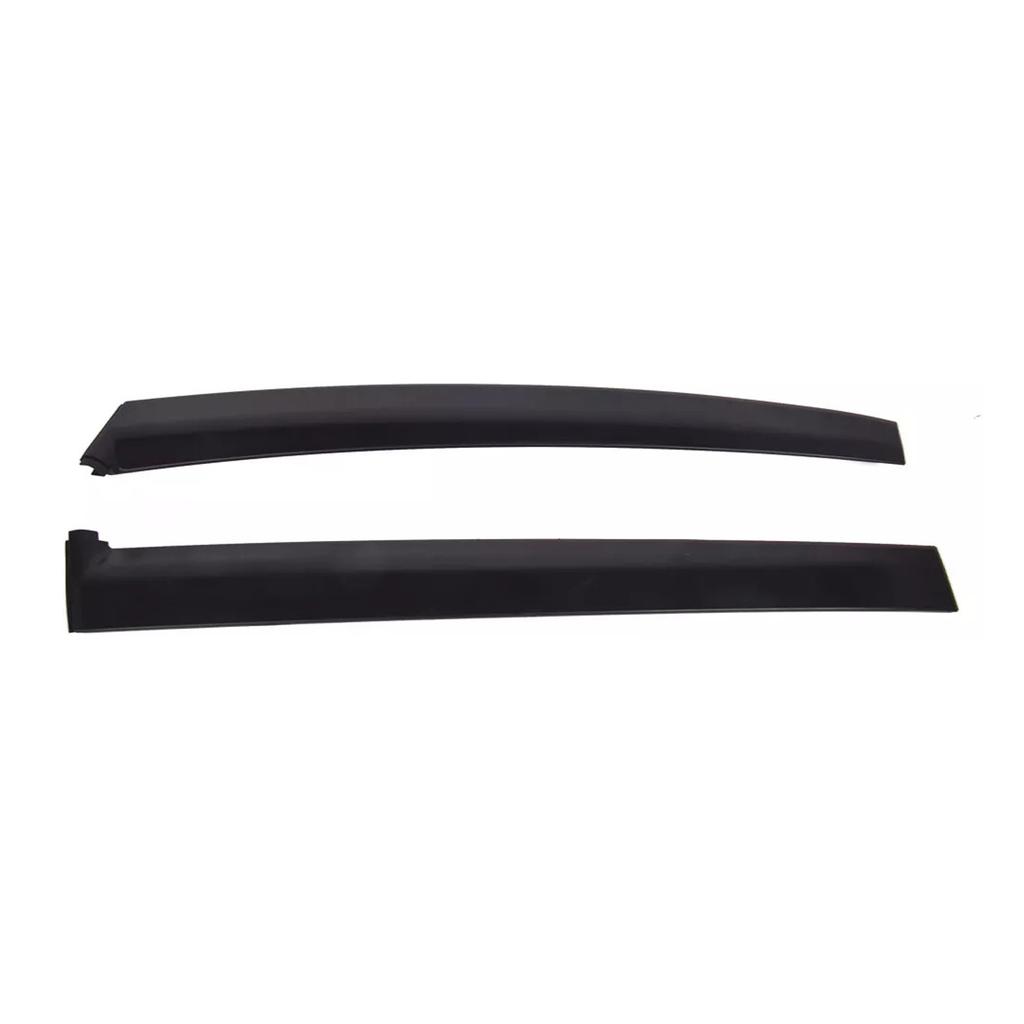 Left&Right Door Garnish Trim Pillar Sash Set SLJ-1173A-BK For Honda Civic 92-95