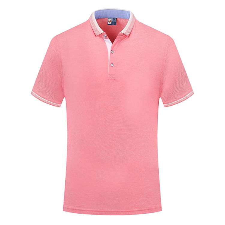 HBT 606  200G Oude Two Tone Cotton Lapel POLO Shirt