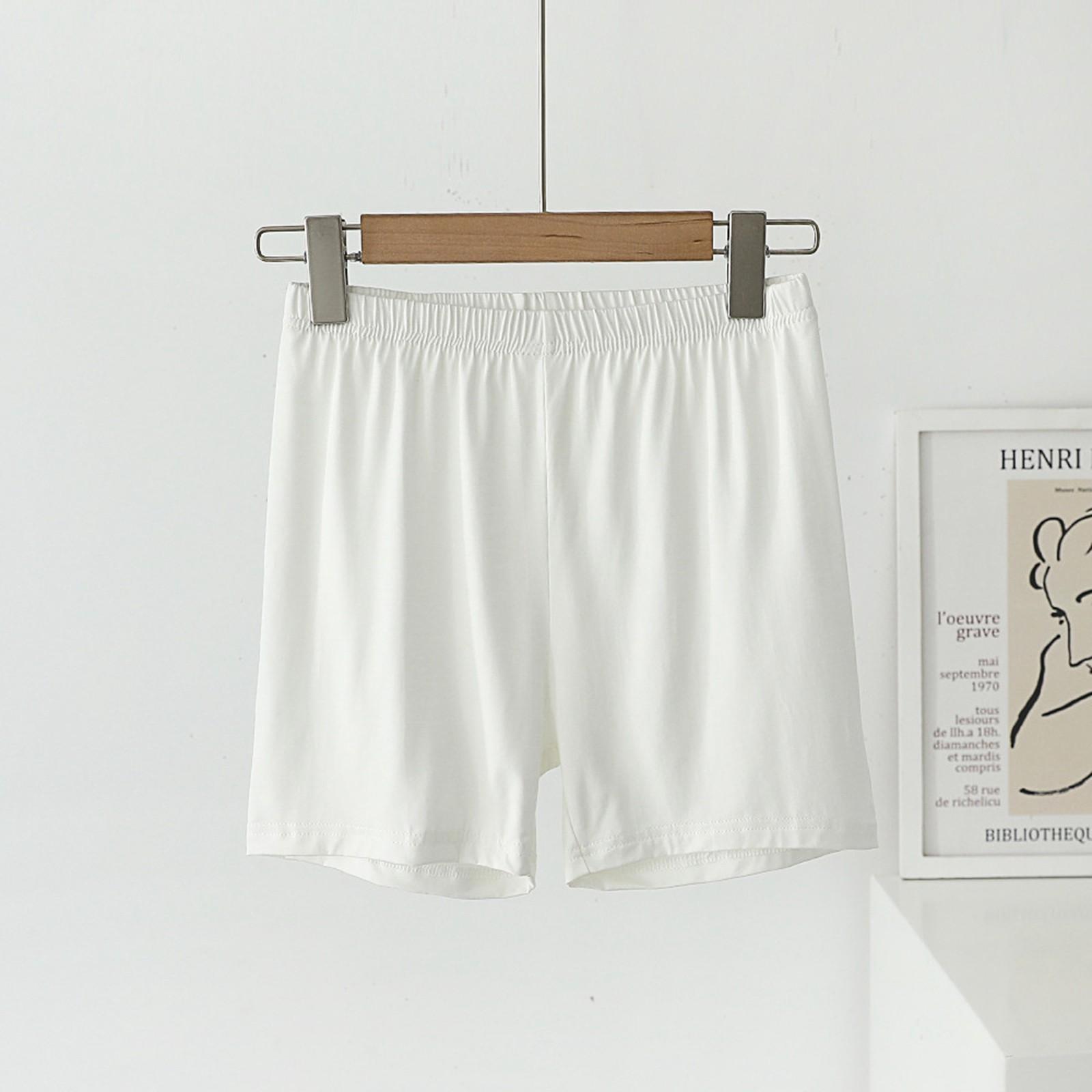 

Женские свободные повседневные удобные леггинсы из трех частей, защитные брюки для сна XL белый