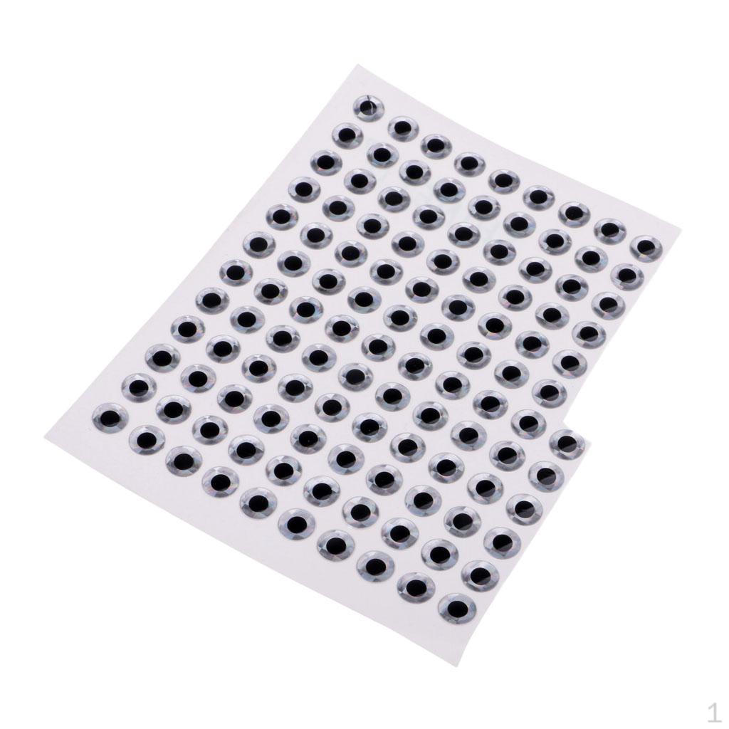 100pcs Fishing Lure Eyes 3D Fish Artificial Baits
