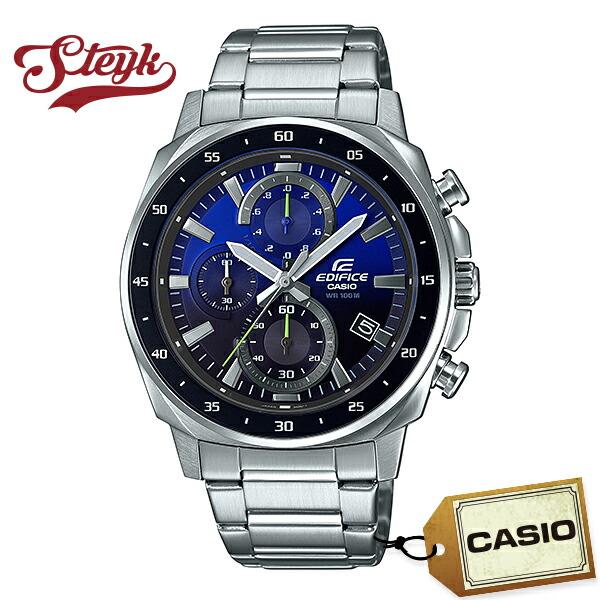 CASIO EFV-600D-2A Casio Watch Analog EDIFICE Men s Silver Black Blue Casual