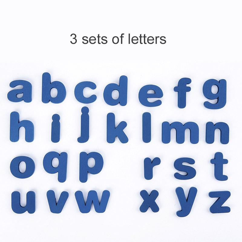 Montessori Wooden Spell Word Toy Letter Cognitive Spelling Games Early Learning Educational Toys for Children Kids