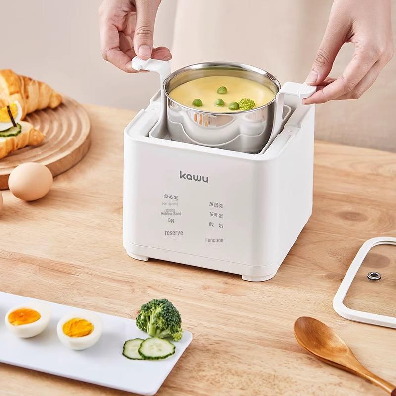 Automatic Japanese-Style Egg Steamer with Timer for Hot Spring and Candied Eggs