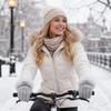 Windproof Winter Gloves Touchscreen Outdoor Sports Gloves Fashion Knitted Gloves for Women