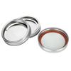 12Pcs Stainless Steel Split Type Glass Jar Lids Round Lkproof Sling Covers Kitchen Supply(XH00179 Gold )