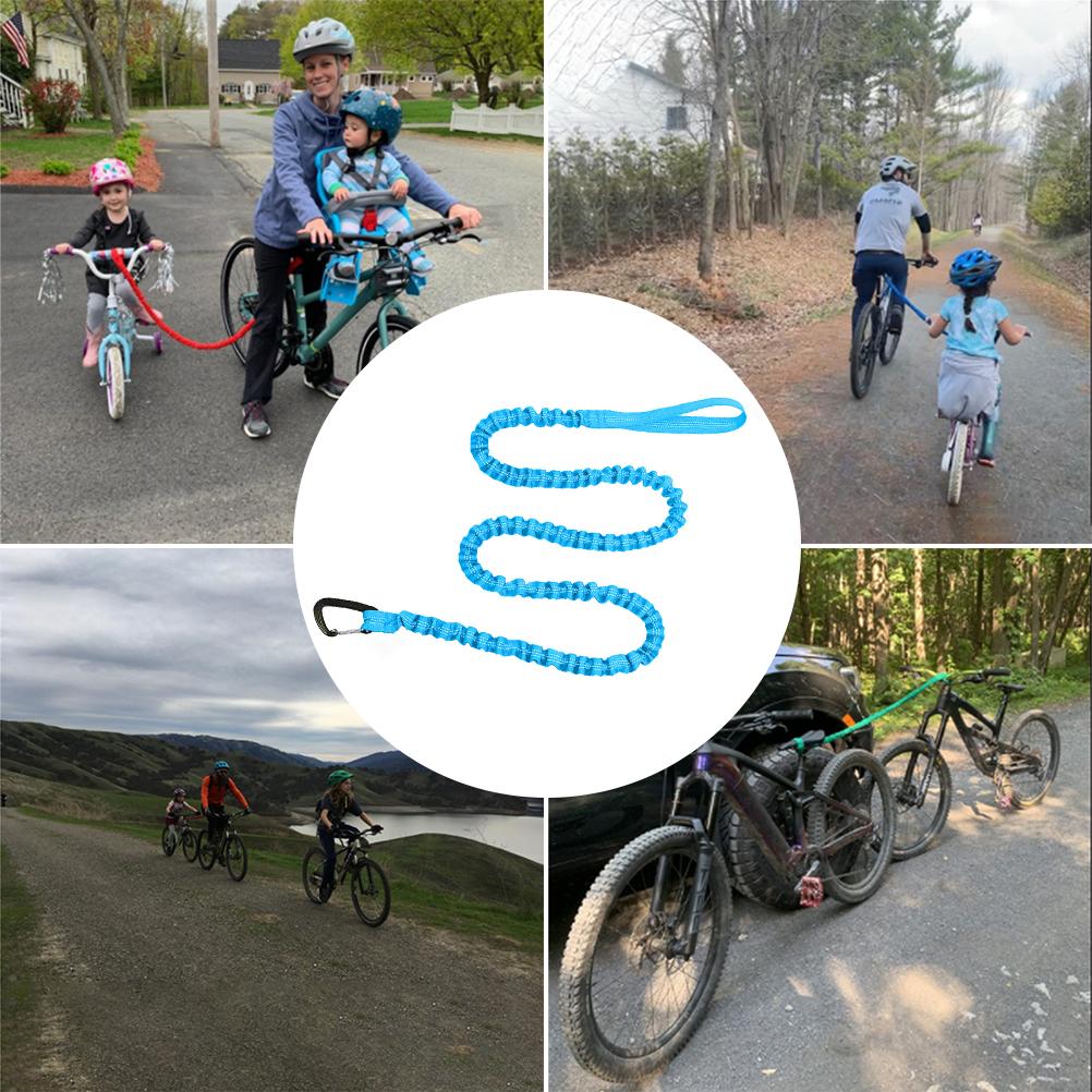 Tow Rope Outdoor Children Adult MTB Elastic Belt for Mountain Bike Reflective Traction Rope with