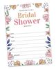 Inkdotpot 30 Bridal Shower InvitationsA  FloralA  Wedding Fill-In Style Invites Blank