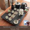 Minimalist Chinese Automatic Ru Kiln Ceramic Tea Set