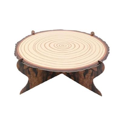 Sturdy Cake Rack Stand For Party And Wedding Decors Feature Natural Wood Aesthetic Perfect For Cake and Dessert