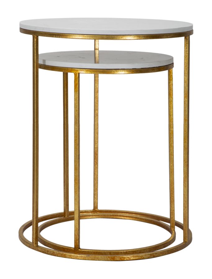 Table Simply Marble Couple Ø 52X63-42X53