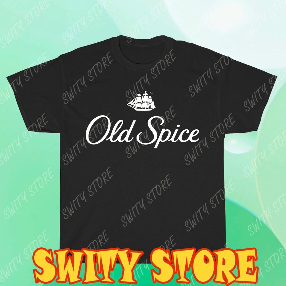 Old Spice Retro 90's Throwback Old School Men's Logo T-Shirt Funny Size S to 5XL