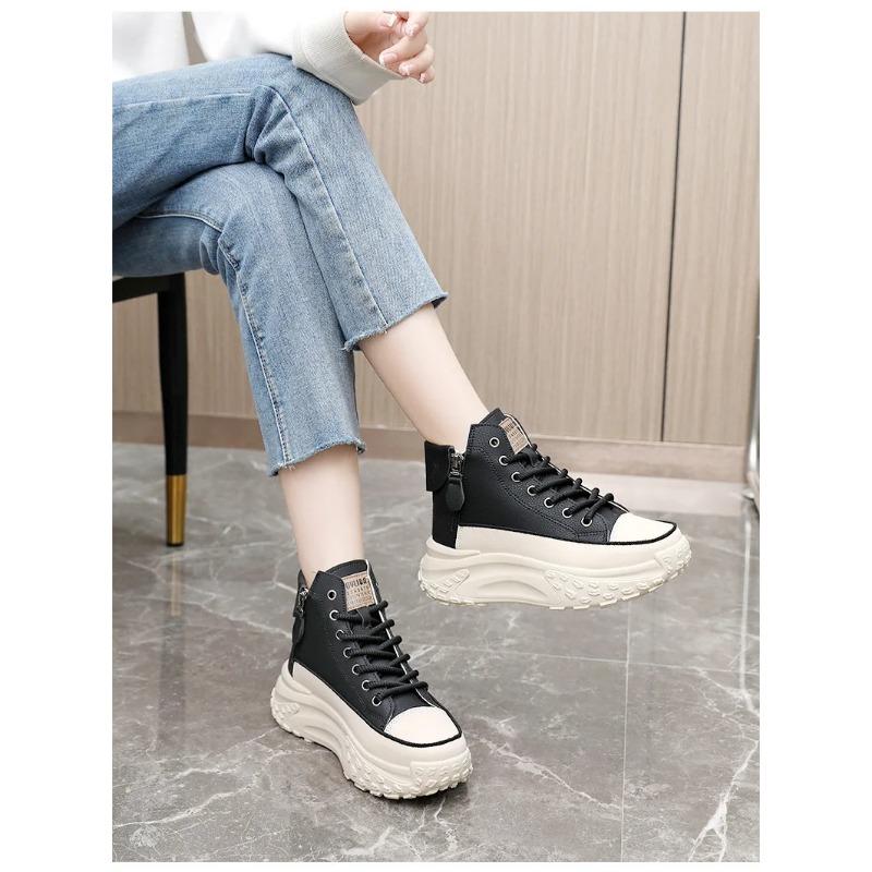 2025 New Women Sneakers Luxury Fashion High Top Women Boots Platform Casual Shoes Outdoor Running Shoes for Women Tenis De Mujer