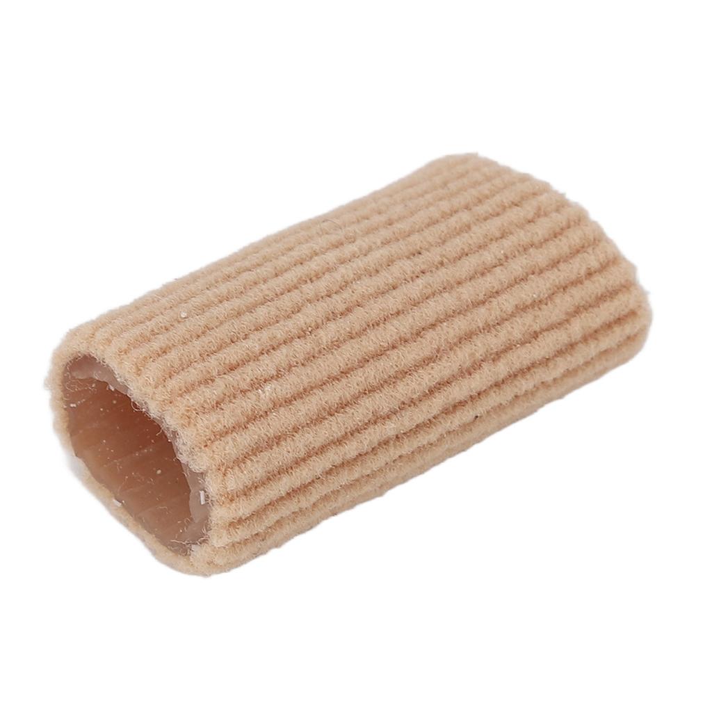 10pcs Toe Cushion Tube Soft Silicone Finger Toe Sleeves Corn Pad Protector for Blisters Calluses