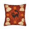 Halloween Square Pillow Cases Pumpkin Black Cats Cushion Cover Customized Decorative Throw Pillow Case Cover for Home 45x45cm