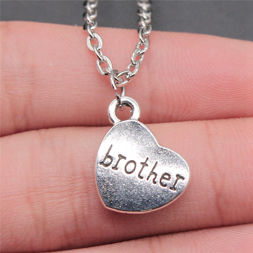 I Love Best Friends Letter Tags Pendant Antique Bronze Metal Girls Choker Necklace Hot Sale Gift