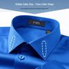 FIRS Men's 200-Count Mercerized Cotton Non-Iron Long Sleeve Business Shirt