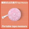 Kawaii Miffy Rabbit Tape Measure Cute Cartoon and Anime Peripheral Three-gauge Measuring Ruler Soft Leather Ruler Home