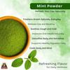 Nairuti Vyutpadan Pure Mint Powder, 100% Natural Sun-Dried Leaves, Preservative-Free, Cooking & Seasoning Essential, 200g