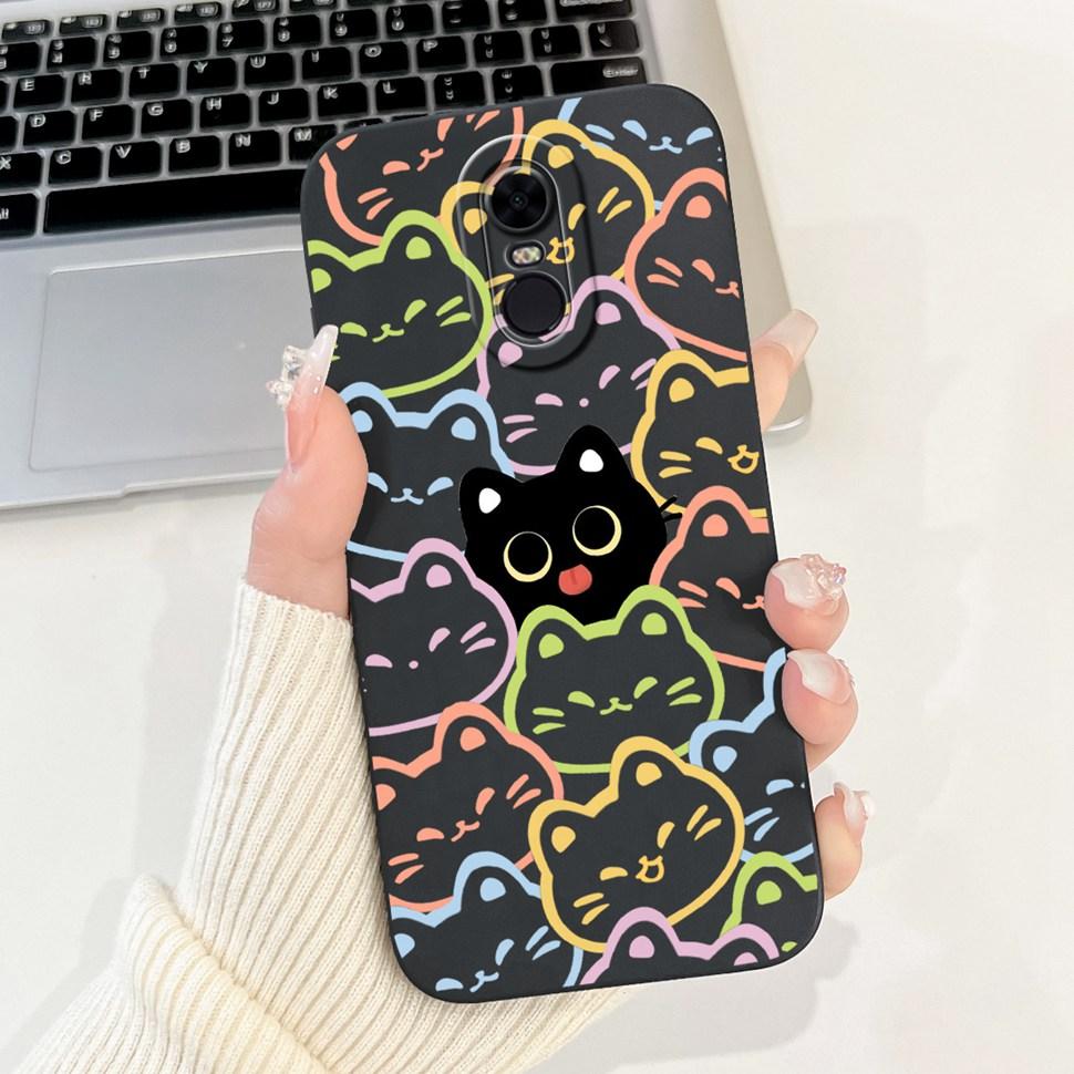 Husă Colorată cu Model Pentru Xiaomi Redmi 5 Plus Note 5 Subțire Huse din Silicon Moale Pentru Redmi5 Plus (Redmi Note5) Coperta Coque