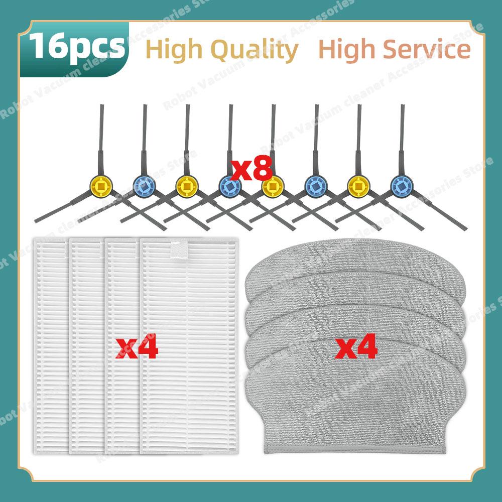 Kompatybilne dla Midea M6 / Eureka NER600 Części Główne Szczotki Boczne Filtr Hepa Ściereczka do Mopa Akcesoria Zamienne