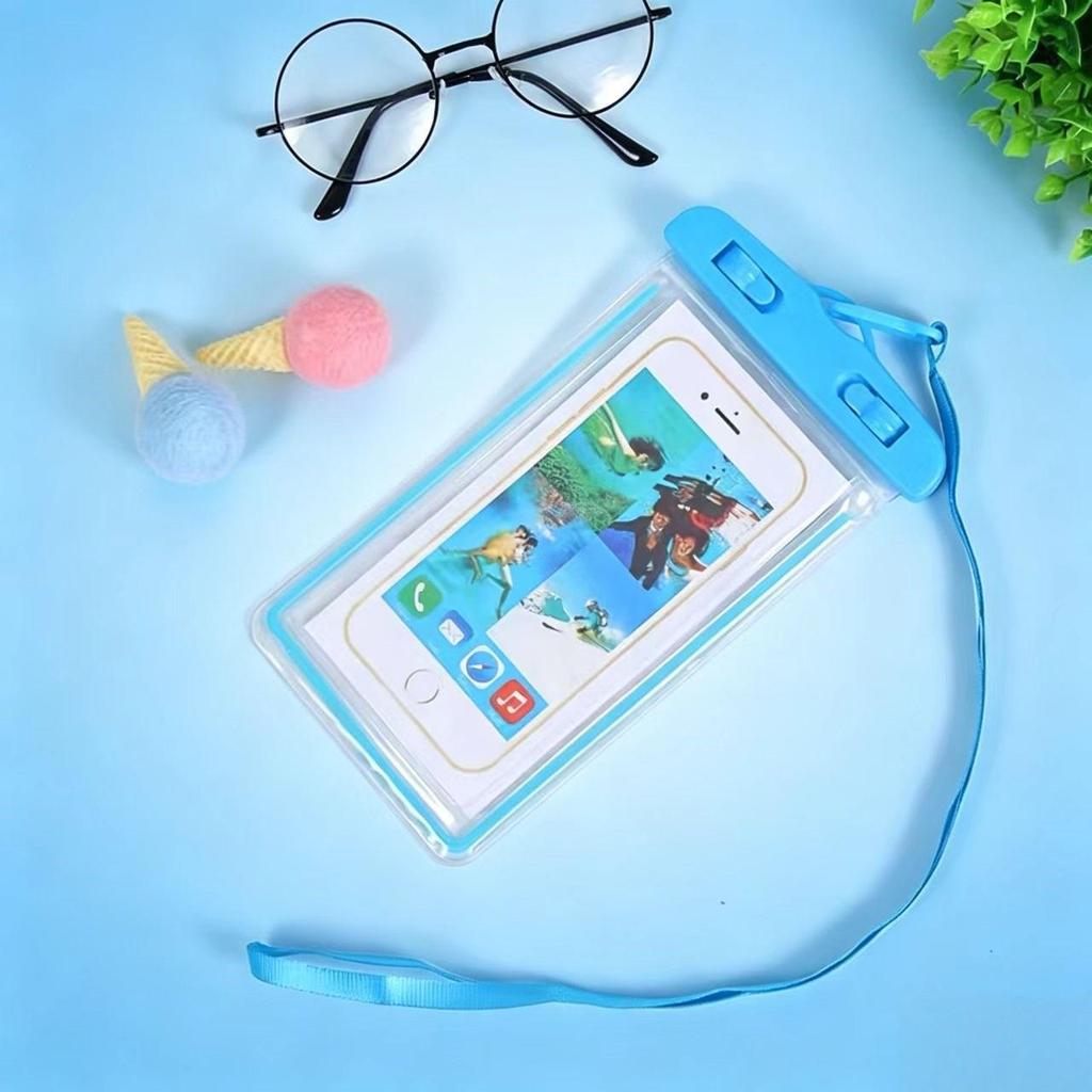 High-End Waterproof TPU Phone Pouch for Swimming, Rafting & Beach - Touchscreen Compatible
