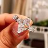 CAOSHI Stylish Proposal Rings Women Temperament Accessories with Brilliant Zirconia Fashionable Female Wedding Bands Jewelry