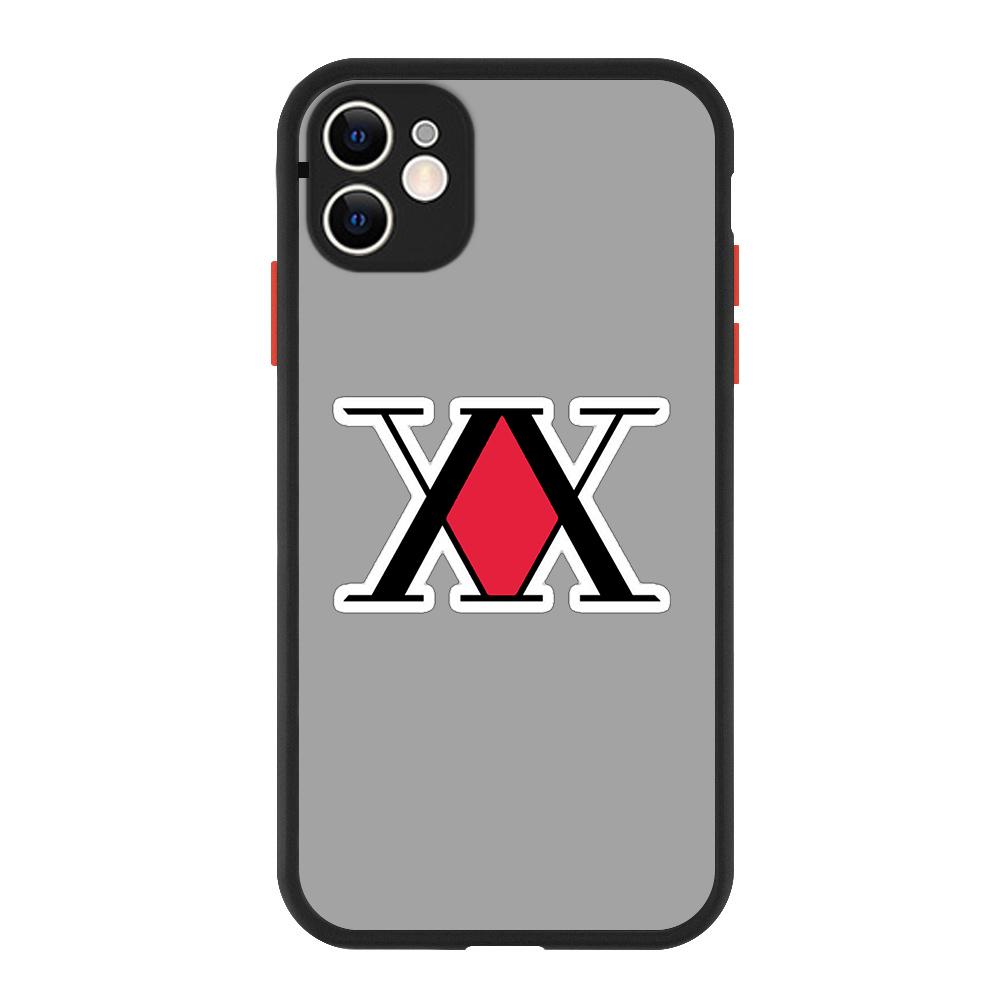Hunter x hunter Hisoka Gon Killua Luxusní matný telefon CaFor iPhone 13 14 12 11 Pro Max XR XS X 7 8 Plus silikonový kryt nárazníku