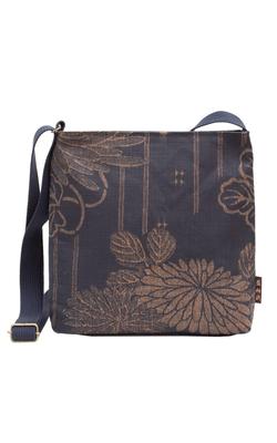 Vyrobeno v Japonsku Persimmon Shibu Birthday [creareki] Dámská kapsička, Crossbody, Lehká, Japonsko, Styl, Indigo, Barvená, Hanasara, Malá, Přes rameno