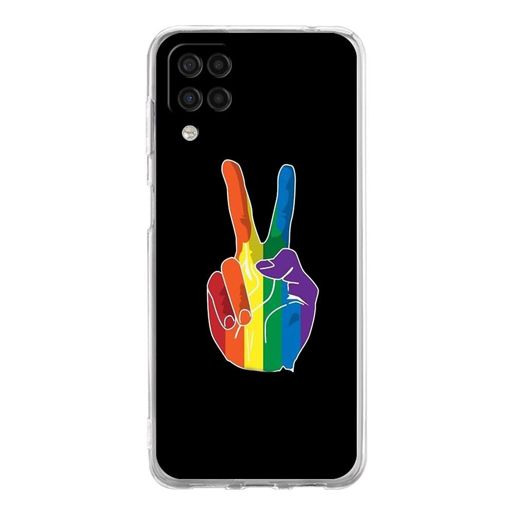 Husă de Telefon Curcubeu LGBT Gay Pentru Samsung Galaxy A51 A71 A21S A12 A11 A31 A41 A03S A13 A33 A73 A53 A52 A32 5G A23 Husă Moale Transparentă
