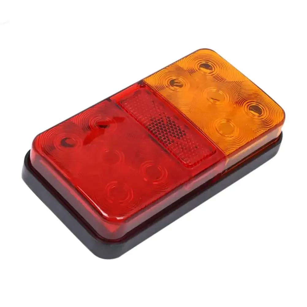 2Pcs 12V/24V/12-80V LED Truck Tail Lamp Taillight Turn Signal Indicator Stop Lamp Rear Brake Light For Car Truck Trailer Ca Y4P9