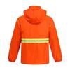 Orange sanitation split raincoat outdoor cleaning road administration construction reflective raincoat rain pants set wholesale can be printed