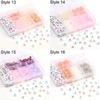 1set 6 Grid 6mm Acrylic Bead Letter Kit Flat Circular Transparent Polymer Clay Bead for Jewelry Making Kit with DIY Bracelet Necklace Elastic Rope Box