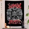 DDeaths Mental Rock Band Printed Large Wall Tapestry Art Science Fiction Room Home Decor Decor Blanket