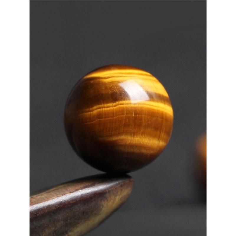 7A Grade Natural Yellow Tiger Eye Loose Beads for DIY Jewelry Making, Single Strand Crystal Accessories Yellow Tiger Eye 5.8~6.2mm [Single Piece]