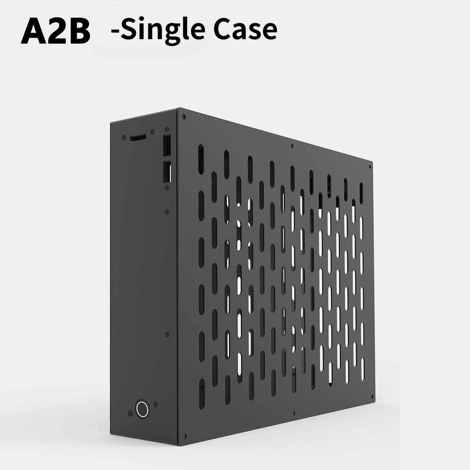 JINEKS 3.3L HTPC Mini Chassis Portable A2 Mini Game Computer Case Stand For MINI-ITX Motherboard FLEX 1U Power External Graphics A2B Case