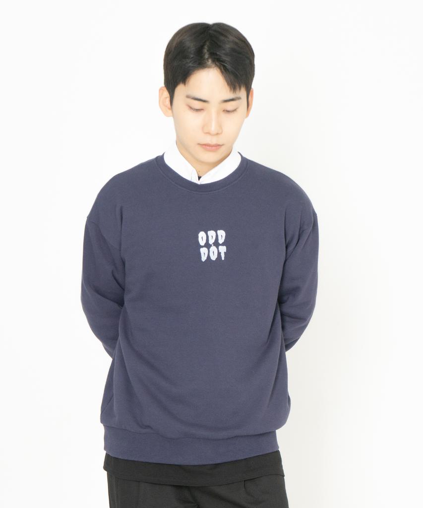ODD DOT Big Logo Sweatshirt_Navy
