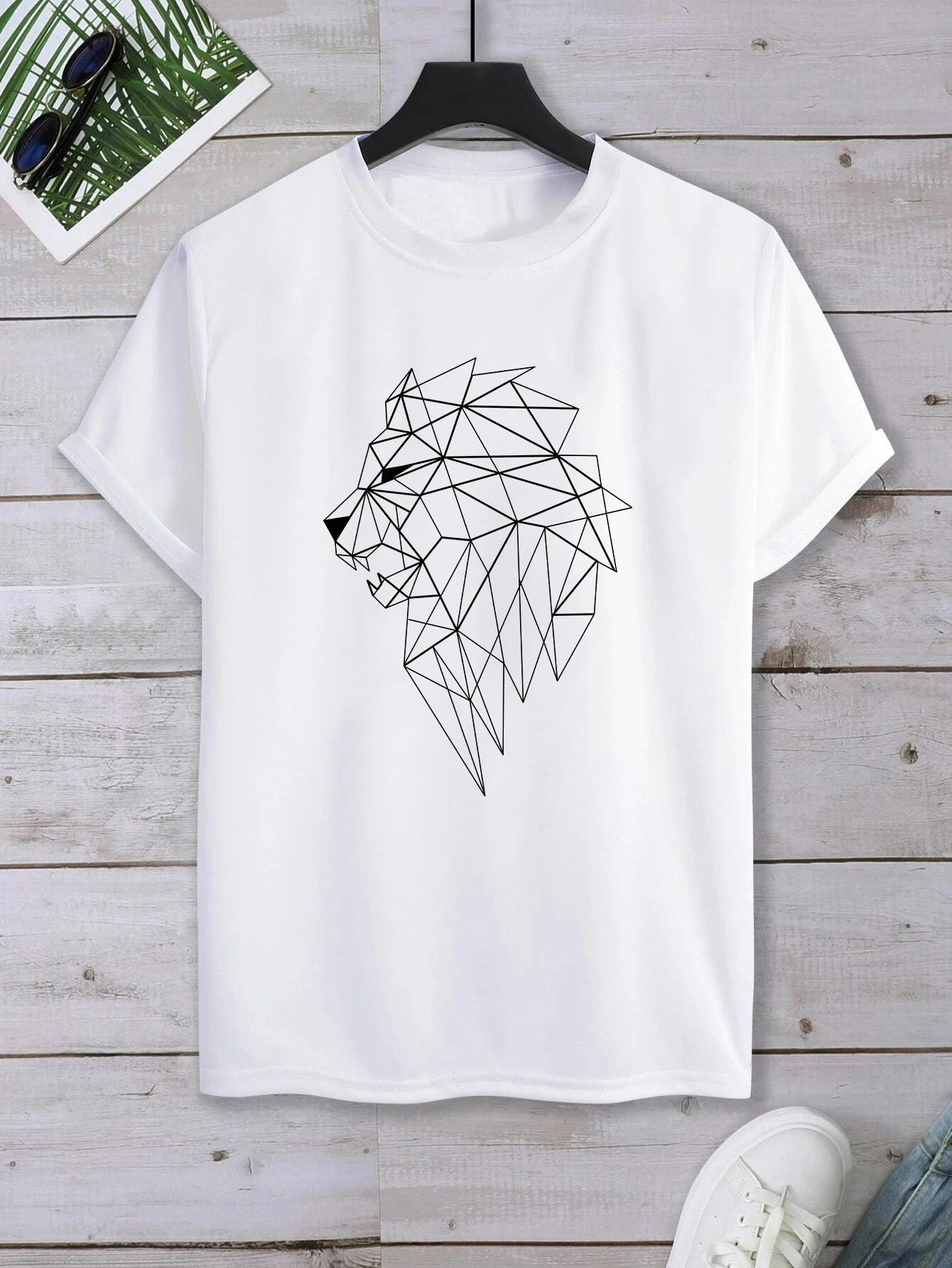 Fashion Unisexswear English Alphabet Print Pattern Casual Loose Street High Quality Fashion Cotton TShirt Spring Summer S