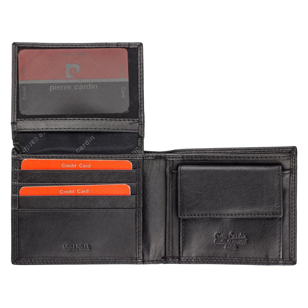 Kompakter Herren-Lederportemonnaie von Pierre Cardin