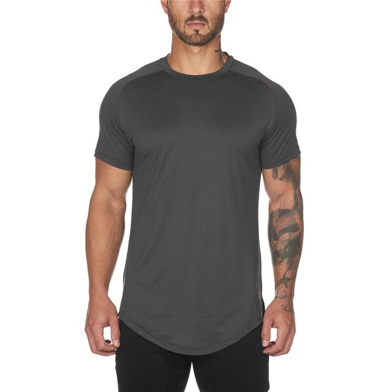Muscleguys Summer Mesh Rychleschnoucí Tričko s raglánovým rukávem Fitness Sport Běžné Krátké rukávy Jednobarevné