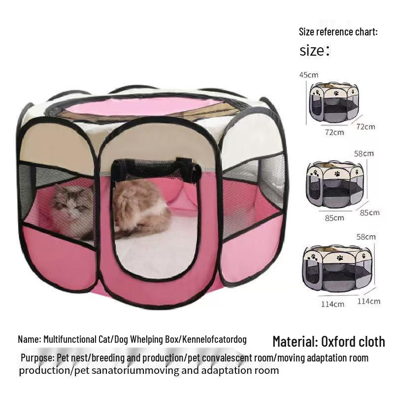 Pet Maternity Tent: Enclosed Whelping Box & Bed for Cats and Dogs